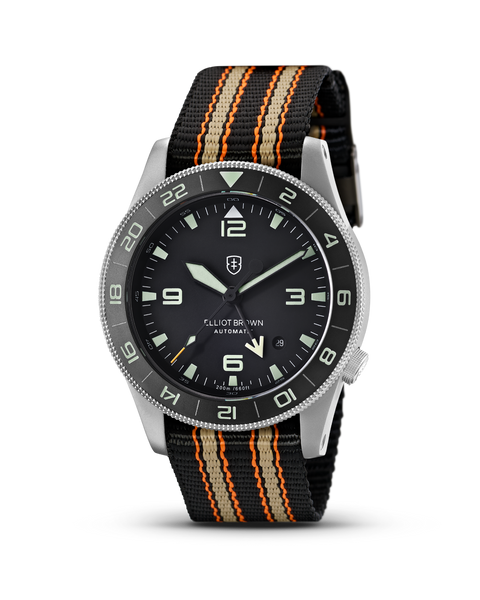 HOLTON AUTO GMT: EBINOX 101-A25 - Elliot Brown Watches
