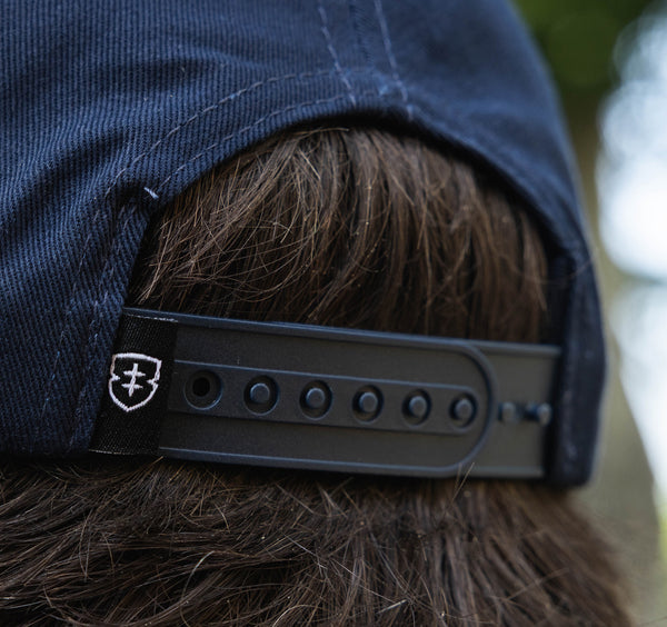 EB CAP - 005 - Navy cotton snapback