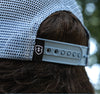 EB CAP - 006 - White  mesh snapback + Patch