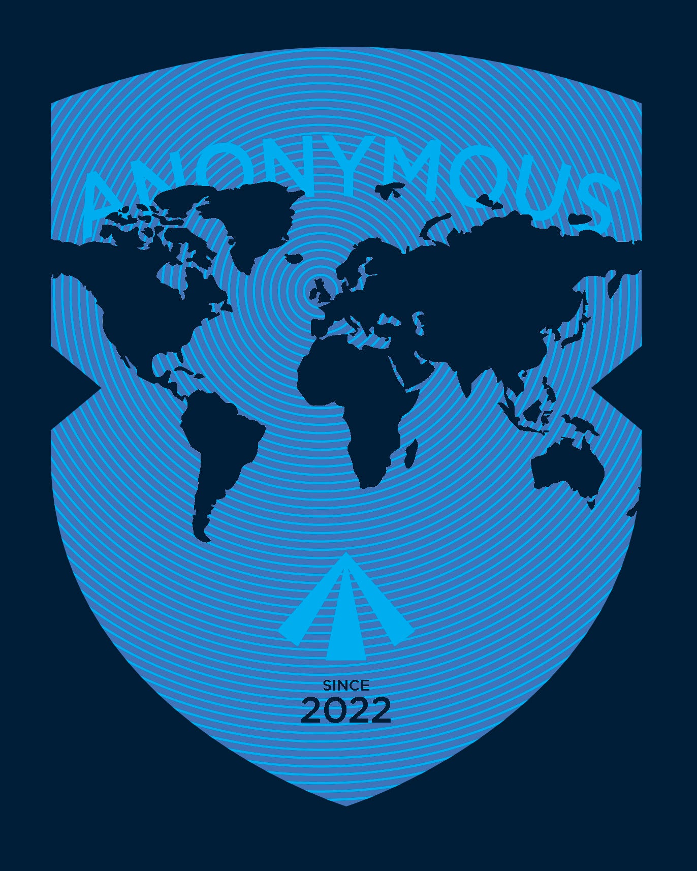 EB T-Shirt: EB Anonymous - Navy