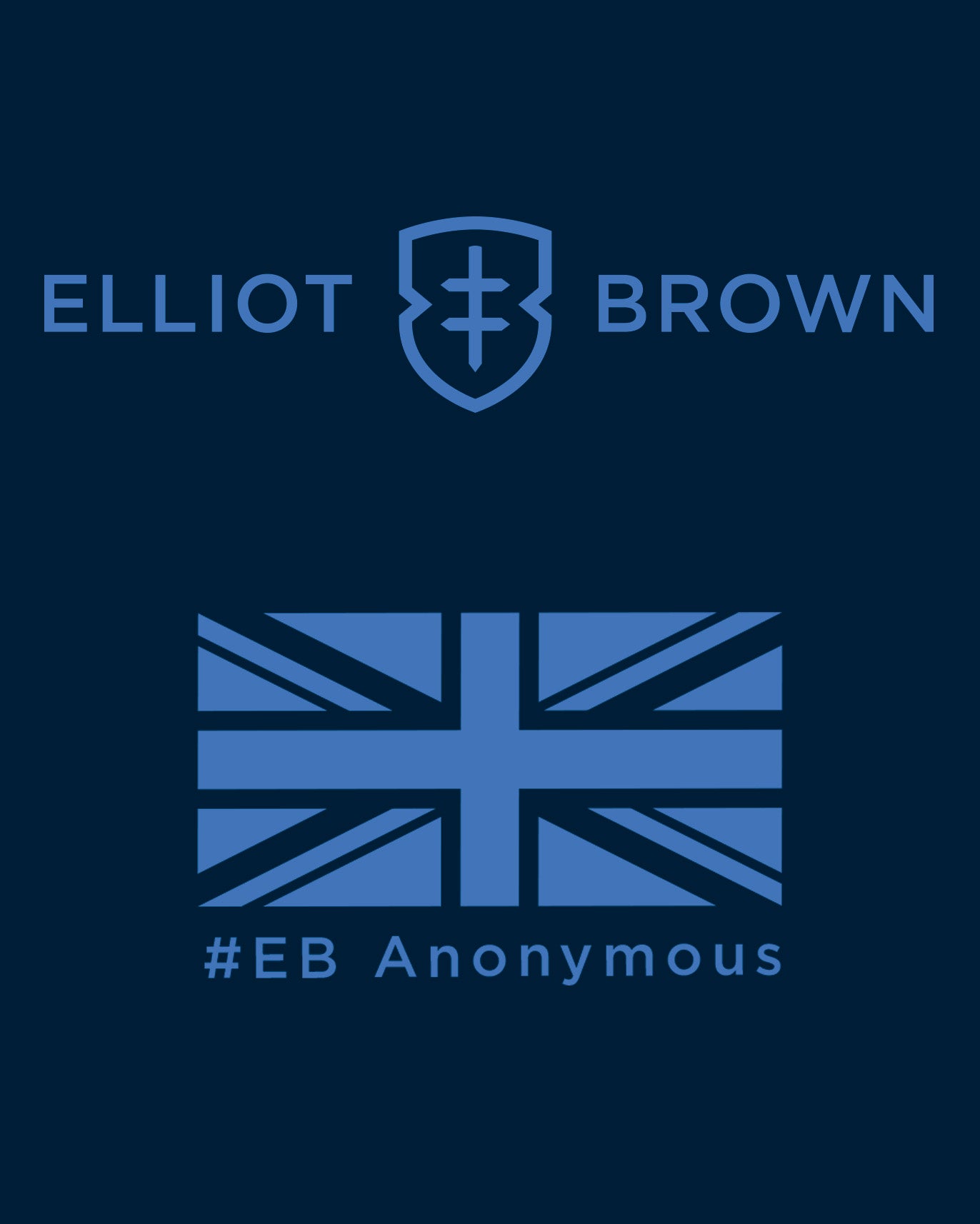 EB T-Shirt: EB Anonymous - Navy