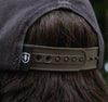 EB CAP - 003 - Black and Grey, material back Snapback