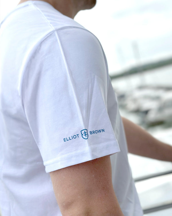 EB T-Shirt - 006: "White / Kaleidoscope