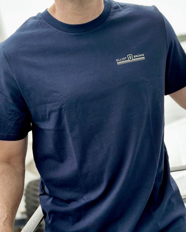 EB T-Shirt - 007: "Navy / Retro