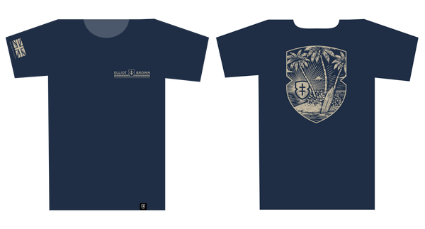 EB T-Shirt - 007: "Navy / Retro