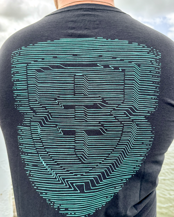 EB T-Shirt - 005: "Grey / Blue Edit"