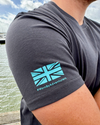 EB T-Shirt - 005: "Grey / Blue Edit"