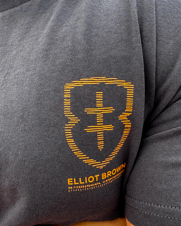 EB T-Shirt - 005: "Grey / Orange Edit"