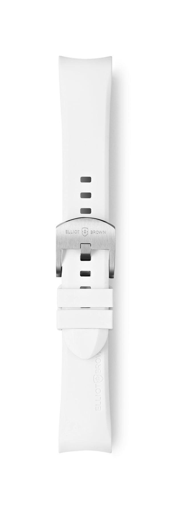 STL-R34: White Rubber with Steel Buckle