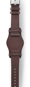 STR-L31: Brown Leather Strap with Bund for Arne (20mm)