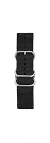 STR-N03: Black Ballistic Military Webbing Strap