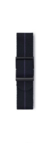 STR-N16: Black with Dark Blue Pinstripe Webbing Strap