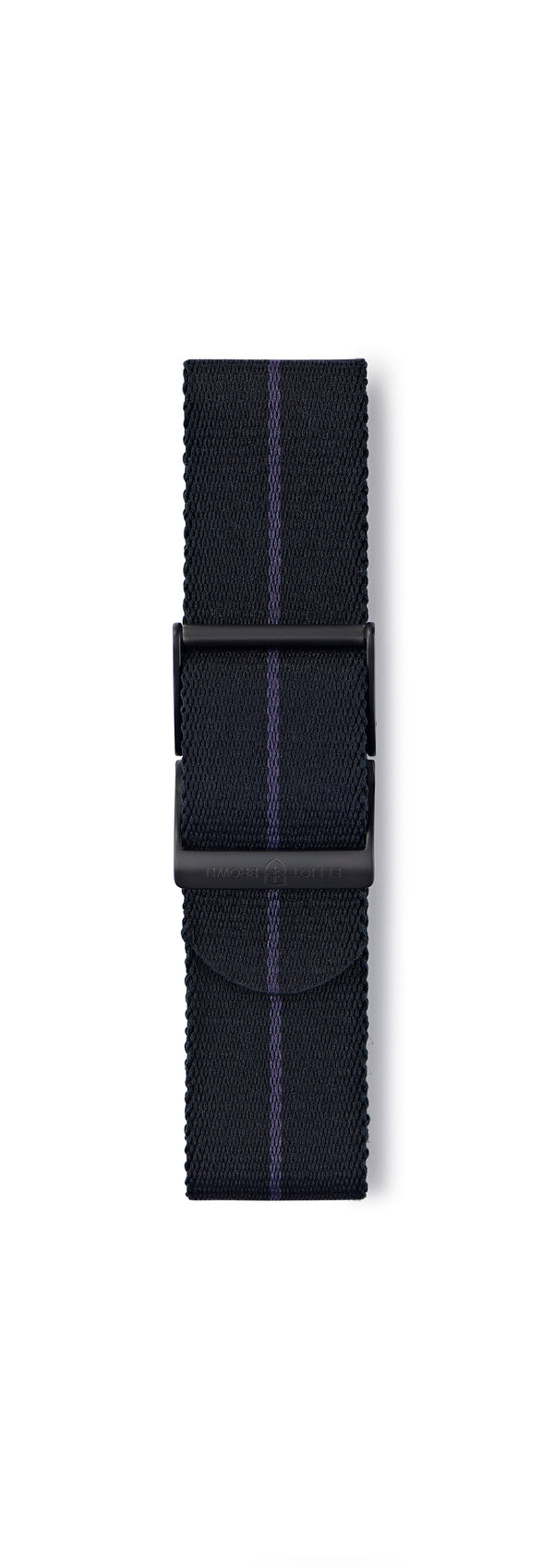 STR-N16: Black with Dark Blue Pinstripe Webbing Strap
