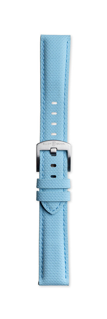 STR-S02: Sky Blue Sailcloth Strap - 20mm