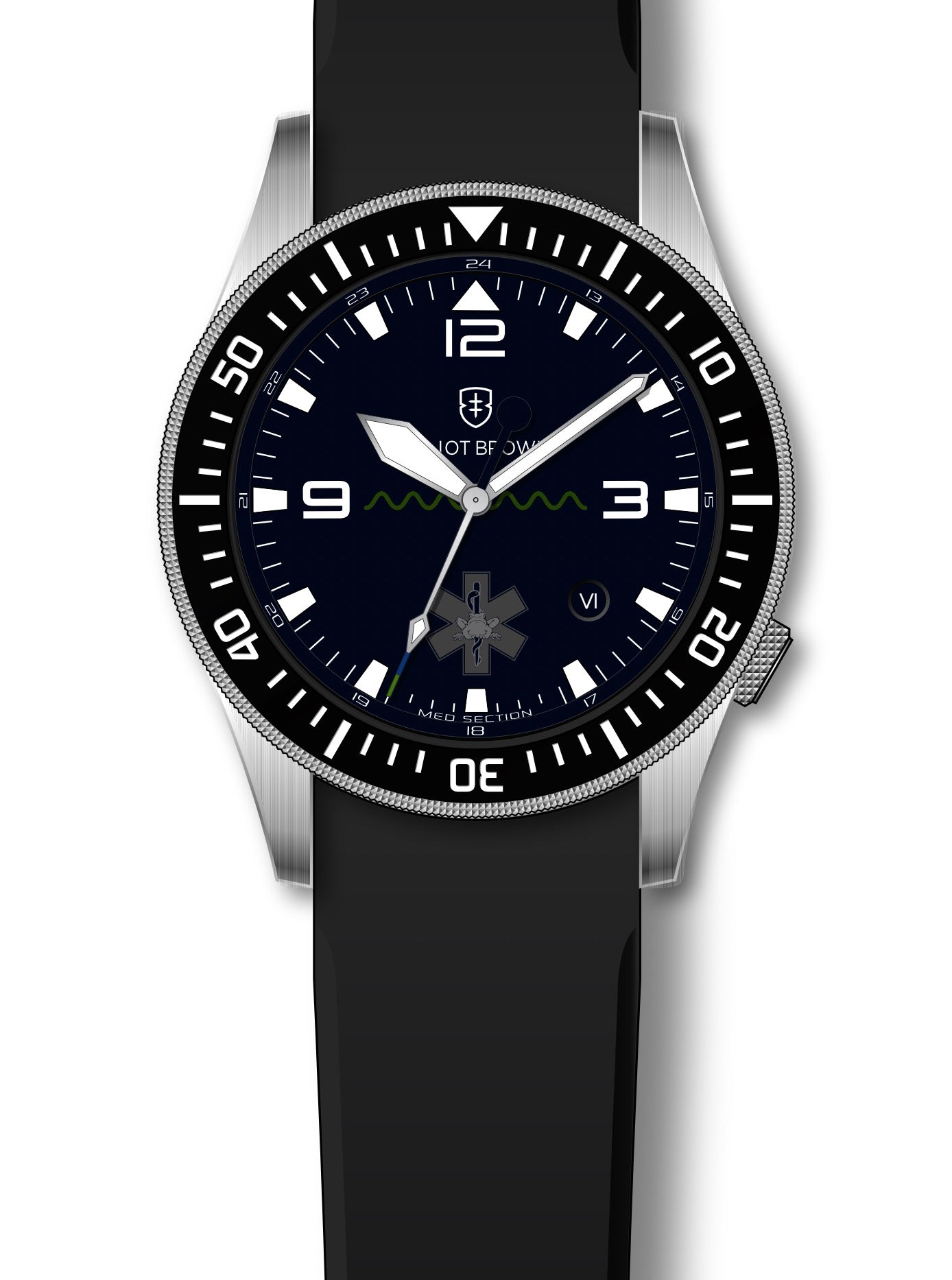 Med Section limited edition Holton - Elliot Brown Watches