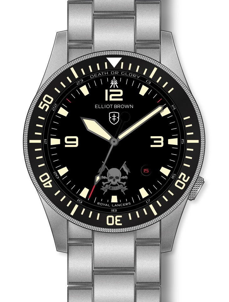 Elliot Brown Royal Lancers - Matt Vapour Blasted Case