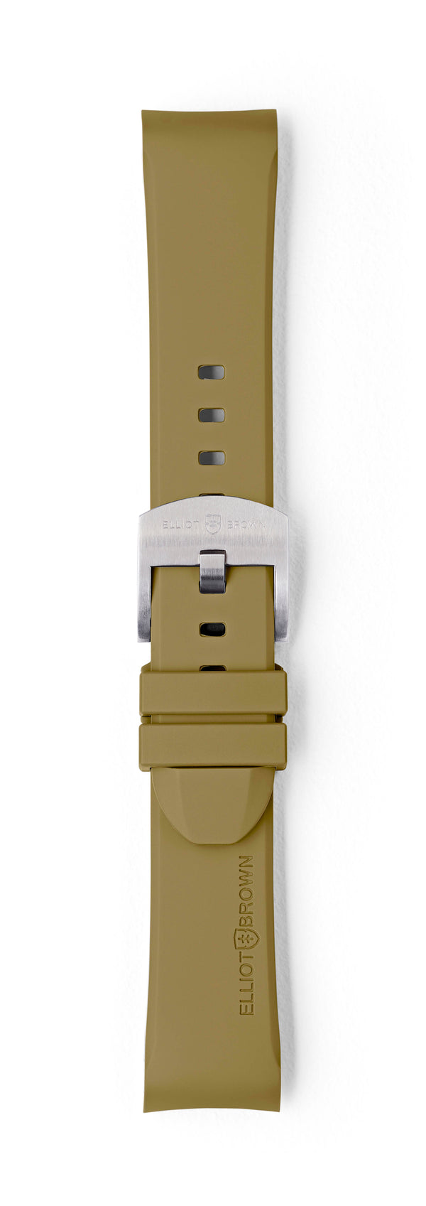 STR-R19: Flat Dark Earth Rubber Strap