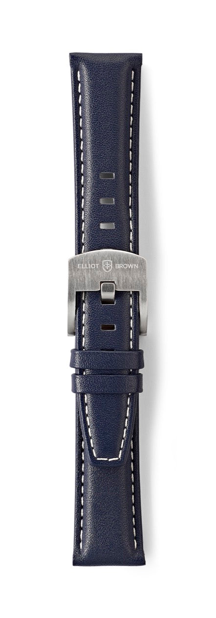 STL-L52: Dark Blue Leather Strap for Kimmeridge