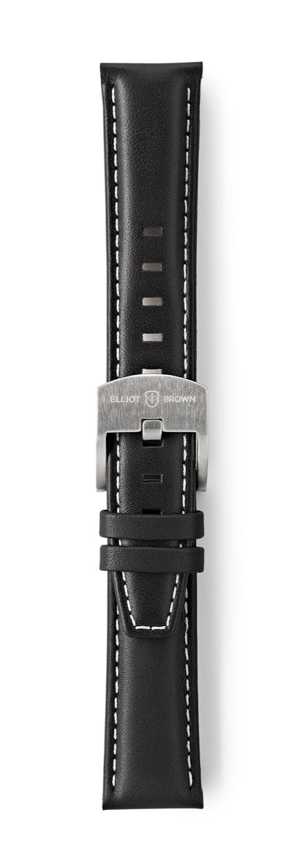 STL-L58: Black Leather Strap for Kimmeridge
